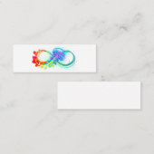 Oneindig met regenboogkwal contactkaartje (Voorkant / Achterkant)