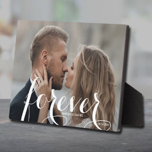 ONEINDIG Script Easel Achter Foto zonder lijst Fotoplaat