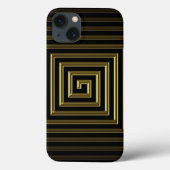 oneindig vierkant Hoesje-Mate iPhone case (Achterkant)