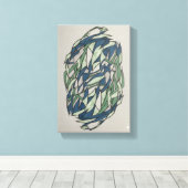 Oneindig webcanvas canvas afdruk (Insitu (Houten vloer))