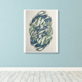 Oneindig webcanvas canvas afdruk (Insitu (Houten vloer))