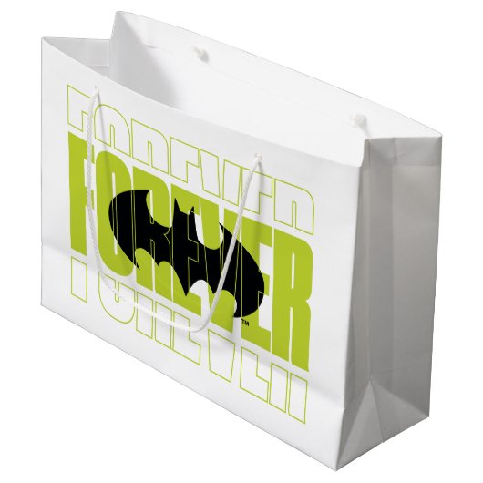 Oneindige Batman Typografie Symbool Grafisch Groot Cadeauzakje (Voorkant Gekanteld)