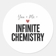 Oneindige Chemie Sticker Geschenk voor Wetenschaps