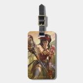 Oneindige Crisis Atomic Wonder Woman Illustratie Bagagelabel (Voorkant verticaal)