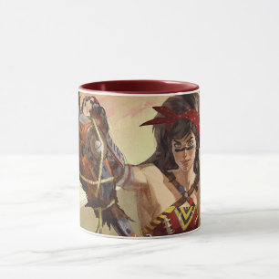Oneindige Crisis Atomic Wonder Woman Illustratie Mok