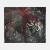 Oneindige Crisis Doomsday illustratie Fleece Deken (Voorkant (Horizontaal))