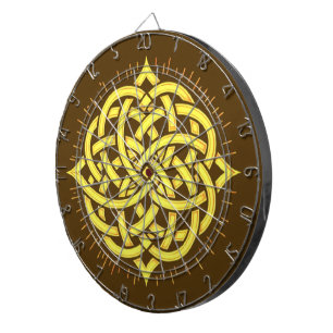 Oneindige Harmonie: Heilige Mandala-Keltische Symb Dartbord