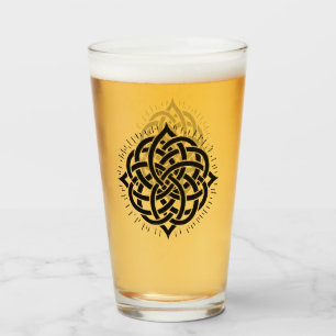 Oneindige Harmonie: Heilige Mandala Keltische Symb Glas