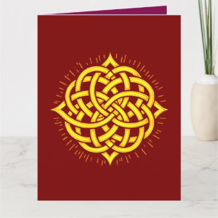 Oneindige Harmonie: Heilige Mandala Keltische symb Kaart