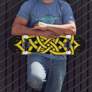 Oneindige Harmonie: Heilige Mandala Keltische Symb Skateboard