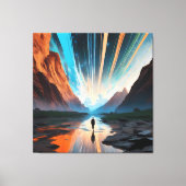 Oneindige Horizon Canvas Afdruk (Voorkant)