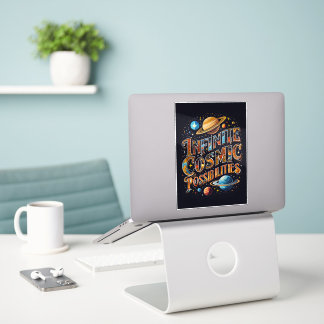 Oneindige Kosmische Mogelijkheden – Kleuruitbarsti Sticker