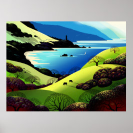 oneindige kust poster