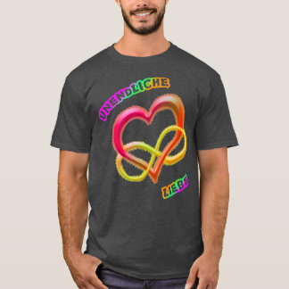Oneindige liefde 2 regenboogkleuren t-shirt