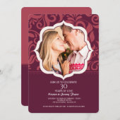 Oneindige Liefde Foto Uitnodiging (Voorkant / Achterkant)