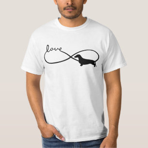 Oneindige Liefde Lemniscate Korthaar Dachshund 1 T-shirt