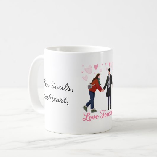 Oneindige Liefde mok (Voorkant links)