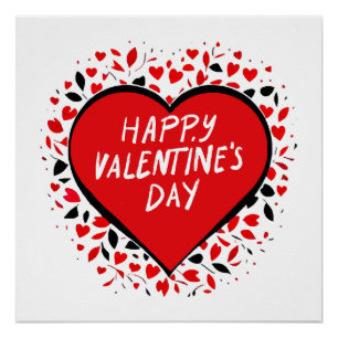 Oneindige liefde op Valentijnsdag Perfect Poster