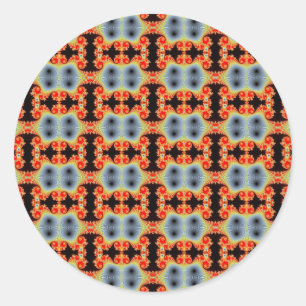 oneindige mozaïekstickers ronde sticker