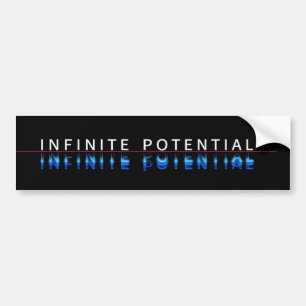 Oneindige Potentieel Glitch Bumpersticker