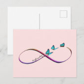 oneindige vlinders briefkaart (Voorkant / Achterkant)