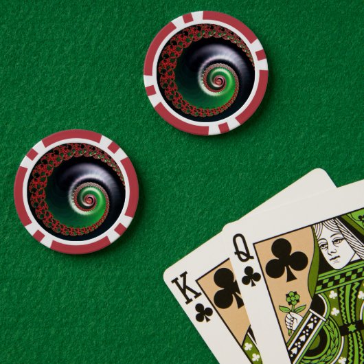 oneindige werveling poker chips (Pokertafel (Dubbel))