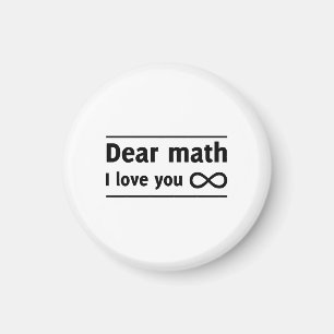 oneindige Wiskunde Love Magneet