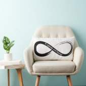 Oneindigheid en Borstelslag Symbool Kussen (Stoel)