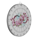 Oneindigheid met Kersenbloesem Bloemen Dartbord (Voorkant Links)