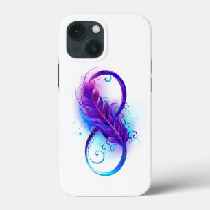 Oneindigheid met Paarse doezelaar iPhone 13 Mini Hoesje