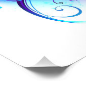 Oneindigheid met Paarse doezelaar Foto Afdruk (Hoek)