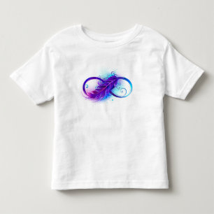 Oneindigheid met Paarse doezelaar Kinder Shirts