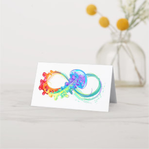 Oneindigheid met regenboogkwal