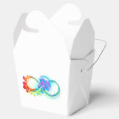 Oneindigheid met regenboogkwal bedankdoosjes (Geopend)