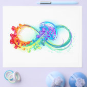 Oneindigheid met regenboogkwal flyer (Enkel)