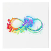 Oneindigheid met regenboogkwal kubus (Voorkant)