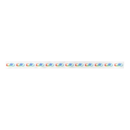 Oneindigheid met regenboogkwal lint (Voorkant)