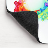 Oneindigheid met regenboogkwal muismat (Hoek)