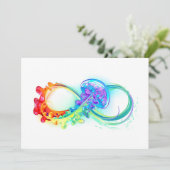 Oneindigheid met regenboogkwal programma (Staand voorkant)