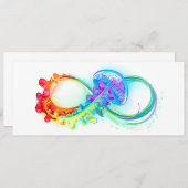 Oneindigheid met regenboogkwal programma (Voorkant / Achterkant)