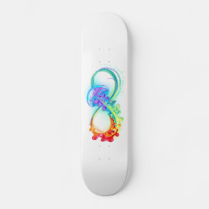 Oneindigheid met Regenboogkwal Skateboard
