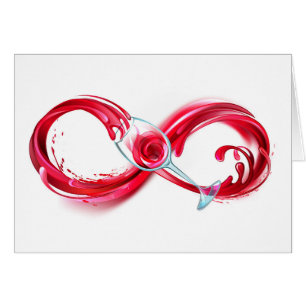 Oneindigheid met rode wijn