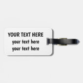 Oneindigheid met rode wijn bagagelabel (Achterkant horizontaal)