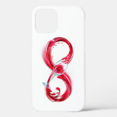 Oneindigheid met rode wijn Case-Mate iPhone case (Achterkant)