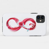 Oneindigheid met rode wijn Case-Mate iPhone case (Achterkant (horizontaal))