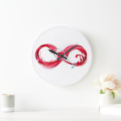 Oneindigheid met rode wijn grote klok (Huis)