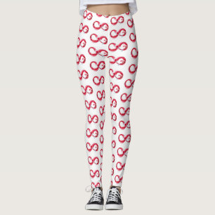 Oneindigheid met rode wijn leggings