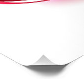 Oneindigheid met rode wijn perfect poster (Hoek)