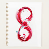 Oneindigheid met rode wijn planner (Voorkant)