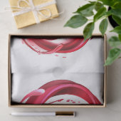 Oneindigheid met rode wijn tissuepapier (Geschenk)